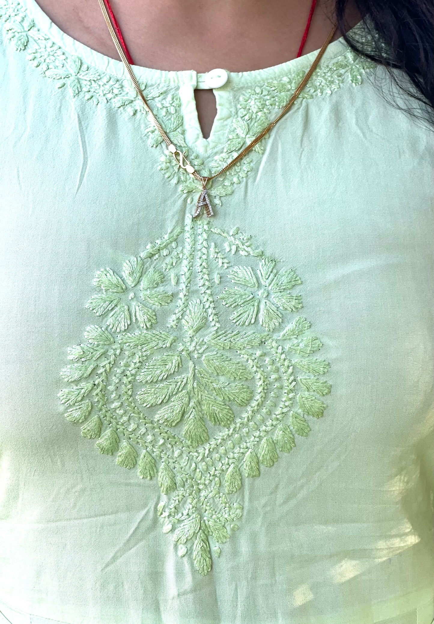 Boho Breeze - Modal Hand-Embroidered Chikankari Jumpsuit